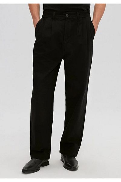 Butik Karaca Ανδρικό παντελόνι Gabardin Italian Model Baggy Fit Harvest Detail Poliviskon