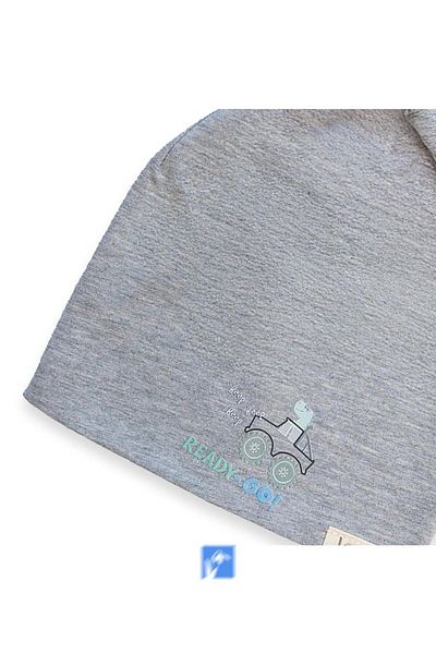 Kardelen Butik Denizli 100% Cotton Double Layer Boy's Combed Cotton Cap (1-4 Years)