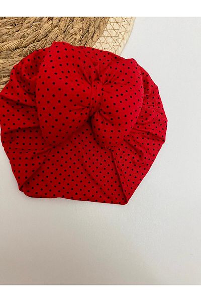 GÜNEŞ KİDS Double Layer Solid Color Baby Girl Bonnet with Bow 0-12 Months