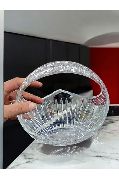 AYZ HOME Cut Crystal Glass Sugar Bowl