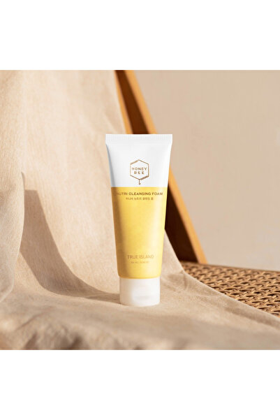TRUE ISLAND ترو ايلاند رغوة تنظيف نوتري من هوني بي l منظف الوجه الكوري 100مل