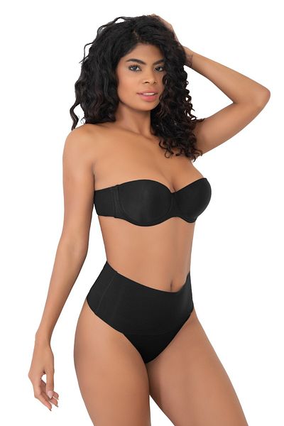 Bluewhs Women's Laser Cut High Waist Seamless Seamless Women's Gathering String Thong Panties Corset