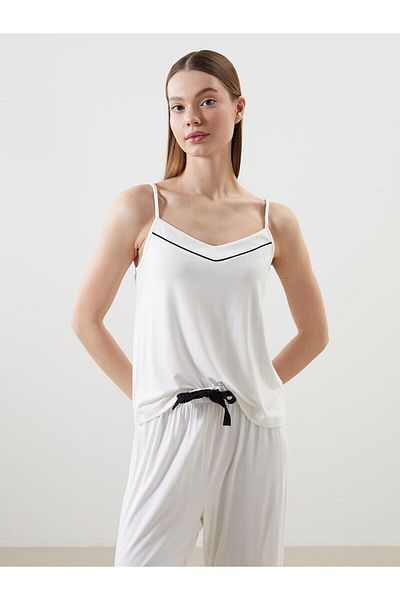 LC Waikiki Heart Collar Women's Pajama Set
