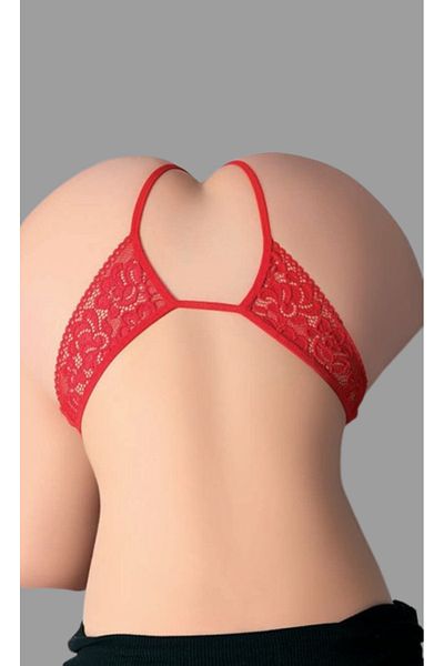 Cooqpoo Red S/M - L/Xl Size Front Flower Lace Back 2 Drawstrings Women Panties