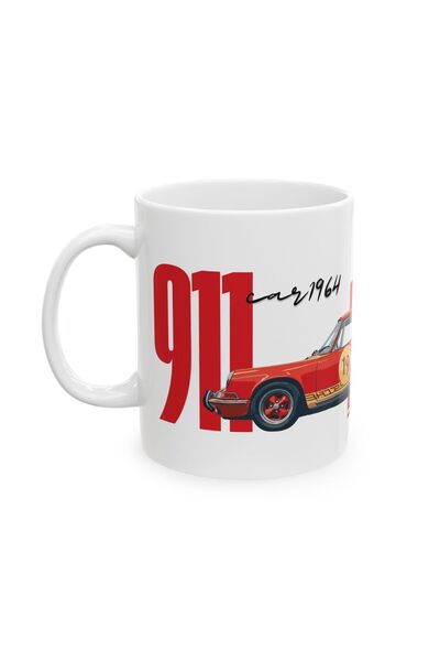 911 Car Serisi Kupa Bardak - Artcup Özel Seri Tasarım Kupa