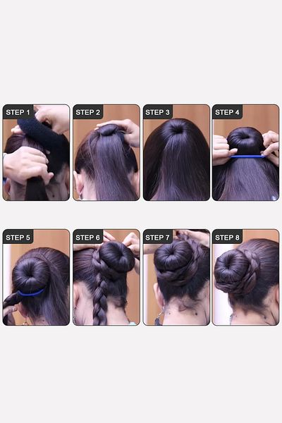 Transformacion اسفنجة كعكة الشعر بلون القهوة - 10 متر بتصميم فوريرو720599
