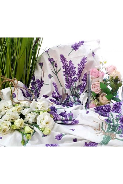 sehra Set de lenjerie de pat de o persoană din bumbac natural moale și durabil de lux + cearșaf de pat cu elastic + husă de pernă