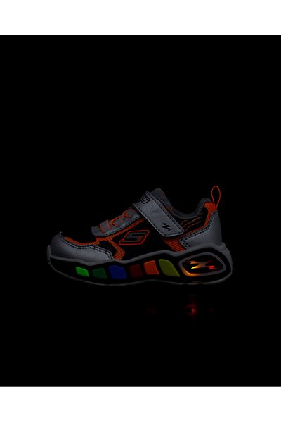 SKECHERS Gray Sneakers - Play Scene Storm Brights Boy 407606 N