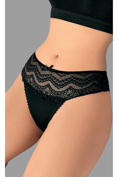 Cooqpoo Black S/M - L/Xl Size Waist Thick Complete Pattern String Women Panties