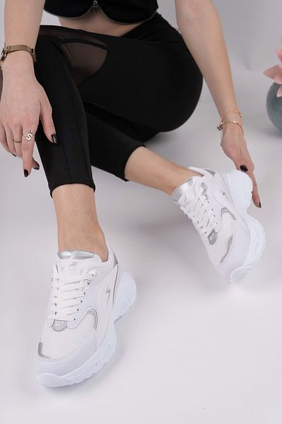 Devida Women's White Sports Shoes Comfortable Dévida Air Sole Sneaker X180 Nova Series