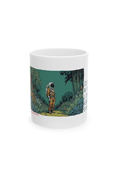 Astronot Kupa Bardak - Artcup Özel Seri Tasarım Kupa