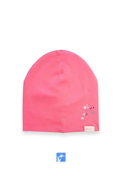 Kardelen Butik Denizli 100% Cotton Double Layer Girl's Combed Cotton Cap (4-8 Years)