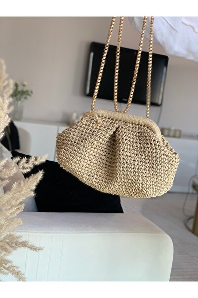 Fazeka Hasır çanta,burslu çanta,renkli çanta,çapraz çanta,plaj çantası,yazlık...