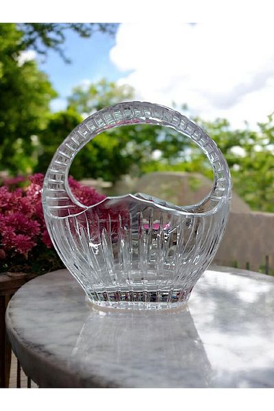 AYZ HOME Cut Crystal Glass Sugar Bowl