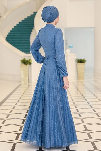 FUVAL MODA Dila Plus Size Hijab Evening Dress