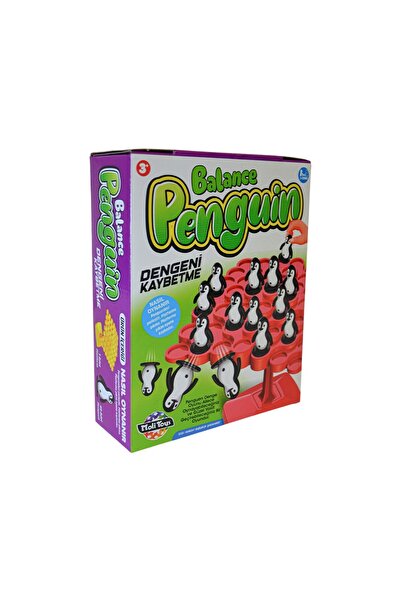 Genel Markalar Balance Penguin Penguen Denge Oyunu Eğitici Eğlenceli Aile Ark...