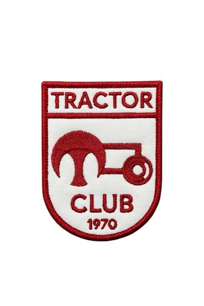Ex Patch Tractor Football Club 1970 Broderie Patch Peç 7 X 9 Cm