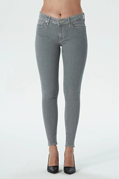 Bella denim Сірі джинси-скінні з високою талією, еластичні, жіночі