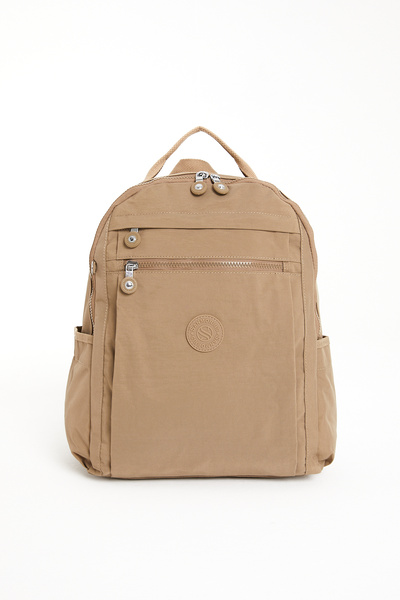 Sanmorris Unisex Suya Dayanıklı Krinkıl Kumaş Çok Gözlü  Laptop Okul Ve Sırt Çantası SRGN59