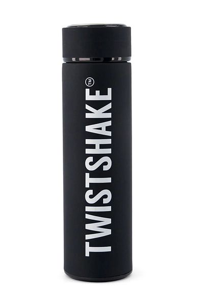 Twistshake Steel Thermos Black 420 Ml, Baby Food Thermos, Children's Thermos, School Thermos