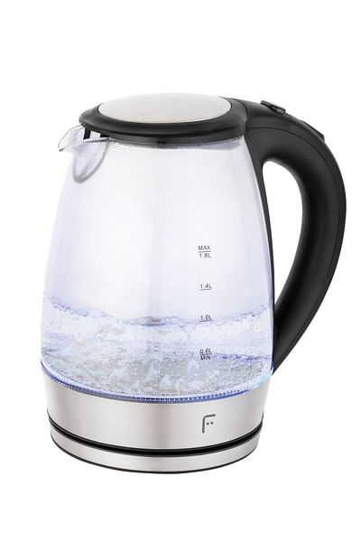 Fakir Fierbator Electric Fakir Picardi, 1.8L, 2200w, Oprire automata, Iluminare LED, Sticla/Inox