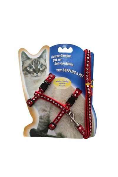 Gökler E Ticaret Shiny Cat Walking Chest Collar