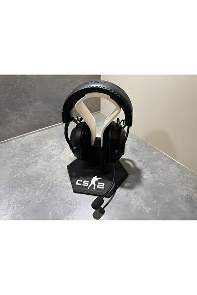 KEMX Bilgisayar Kulaklık Standı CS GO 2 Kulaklık Aksesuarı Kulaklık Tutucu