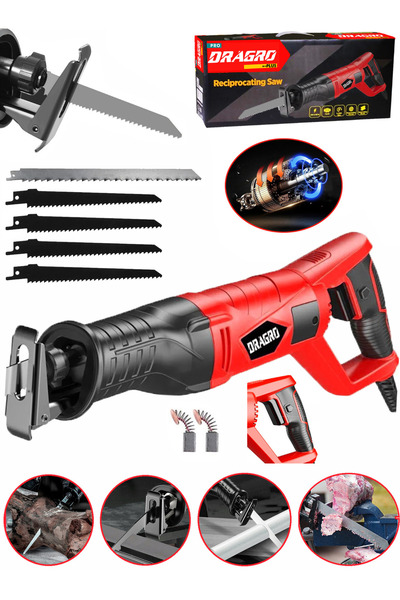 Dragro 6 Kademe Devir Ayarli Bakir Sargili Beton Tuğla Kemik Kesme Tilki Kuyr...