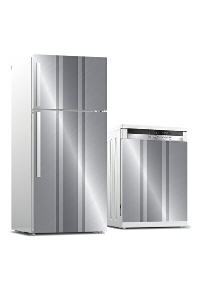 RENKLİ HOBBY Buzdolabı Ve Bulaşık Makinası Kapağı Kaplama Sticker - Kapak Fol...