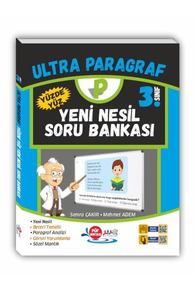 Analiz Yayınları ANALİZ 3.Sınıf Ultra Paragraf Yeni Nesil Soru Bankası