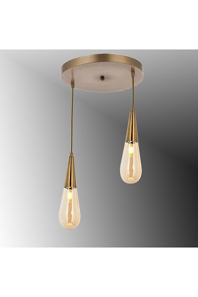 TT AYDINLATMA Tt023-2Y-Fullesk Device - Antique Finish and Chandelier Model