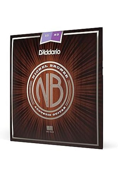 Daddario D'Addario Nb1152 Acoustic Guitar String Set, Nickel Bronze, Custom-Lite