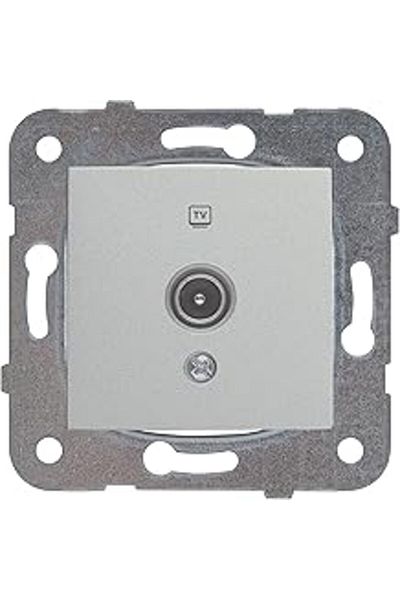 STOREMAX Nov Met White Tv End Mechanism Button Cover