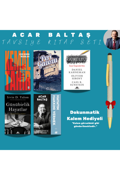 İletişim Yayınları Acar Baltaş Tavsiye Beş Kitap Seti (Gürültü-Günübirlik Hayatlar-Peri Gazozu-Esir Şehrin-Hakkını Ver)