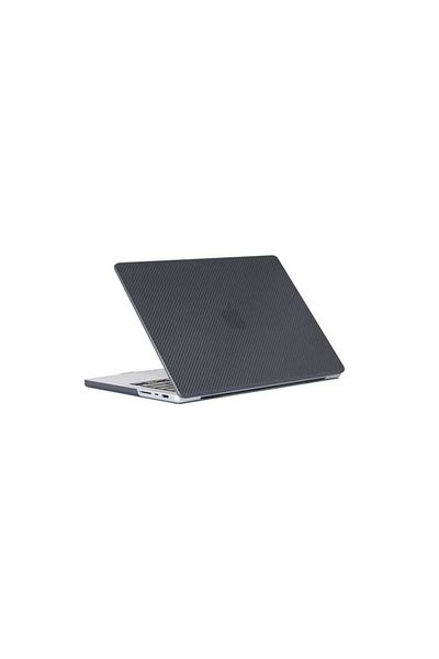 morfide غطاء بتصميم ألياف الكربون من Apple Macbook مقاس 16.2 بوصة 2021 متوافق مع A2485 Zore MSoft