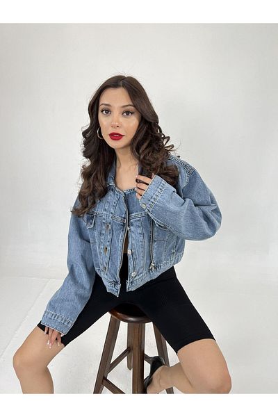 Kokosh moda 6925 Model Blue Denim Jacket
