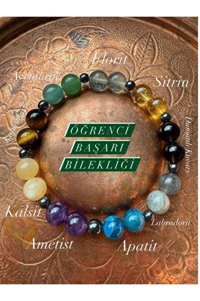 STORE ZARMAN نجاح الحجر الطبيعي المعتمد 8 مم - التركيز - سوار الطالب المعزز ل...