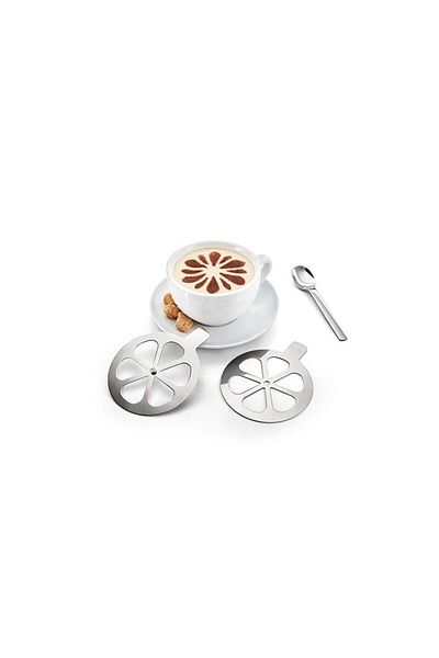 Tchibo 2 Templates for Cappuccino, Silver