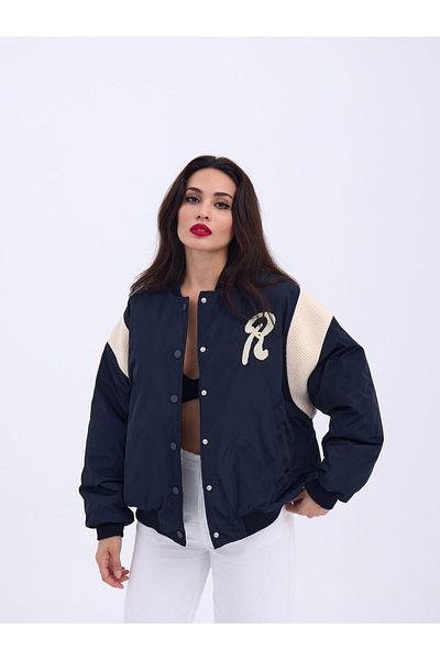 modaserdem 7187 Coat-Dark Blue