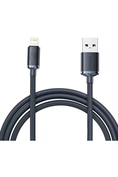 Baseus Crystal Shine 2.4a 2 Meter Lightning Şarj Data Kablosu