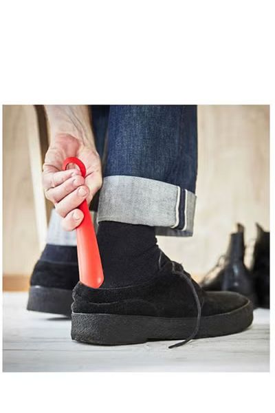 IKEA Strong, long, comfortable and lightweight metal shoehorn 18cm