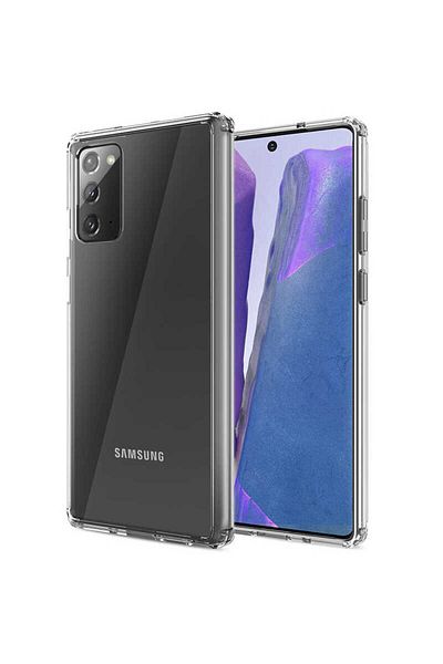 HTstore حافظة متوافقة مع هاتف Galaxy Note 20 مصنوعة من السيليكون المقاوم للصدمات والغبار من Zore Nitro