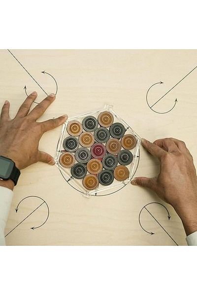 Precise Carrom coins Organizer