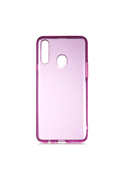 HTstore Galaxy Compatible A20S Case Zore Bistro Cover-Purple