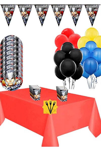 THOR Doğum Günü 24  Kişilik Parti Seti