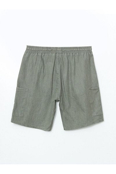 LC Waikiki Lcw Jeans Green Comfortable Fit Men's Jean Shorts