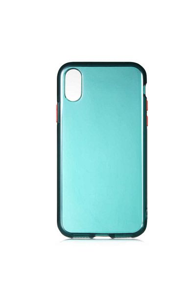 HTstore غطاء Zore Bistro متوافق مع iPhone XS Max 6.5 - أخضر داكن