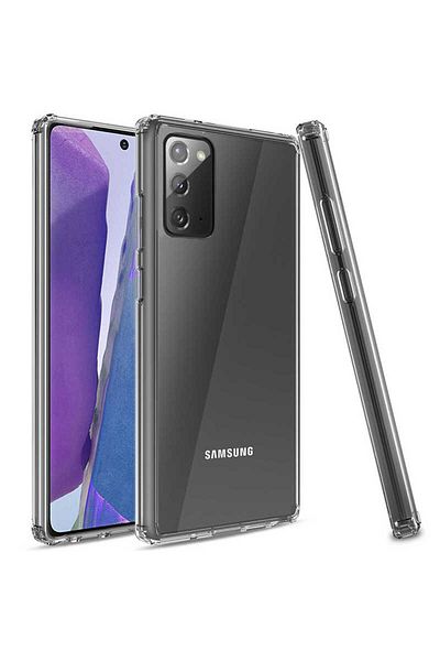 HTstore حافظة متوافقة مع هاتف Galaxy Note 20 مصنوعة من السيليكون المقاوم للصدمات والغبار من Zore Nitro