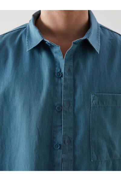 LC Waikiki LCW Jeans Rahat Kalıp Kısa Kollu Erkek Jean Gömlek