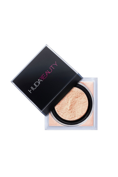 Huda Beauty Easy Bake Loose Fixing Powder Peach Pie Aslbeauty